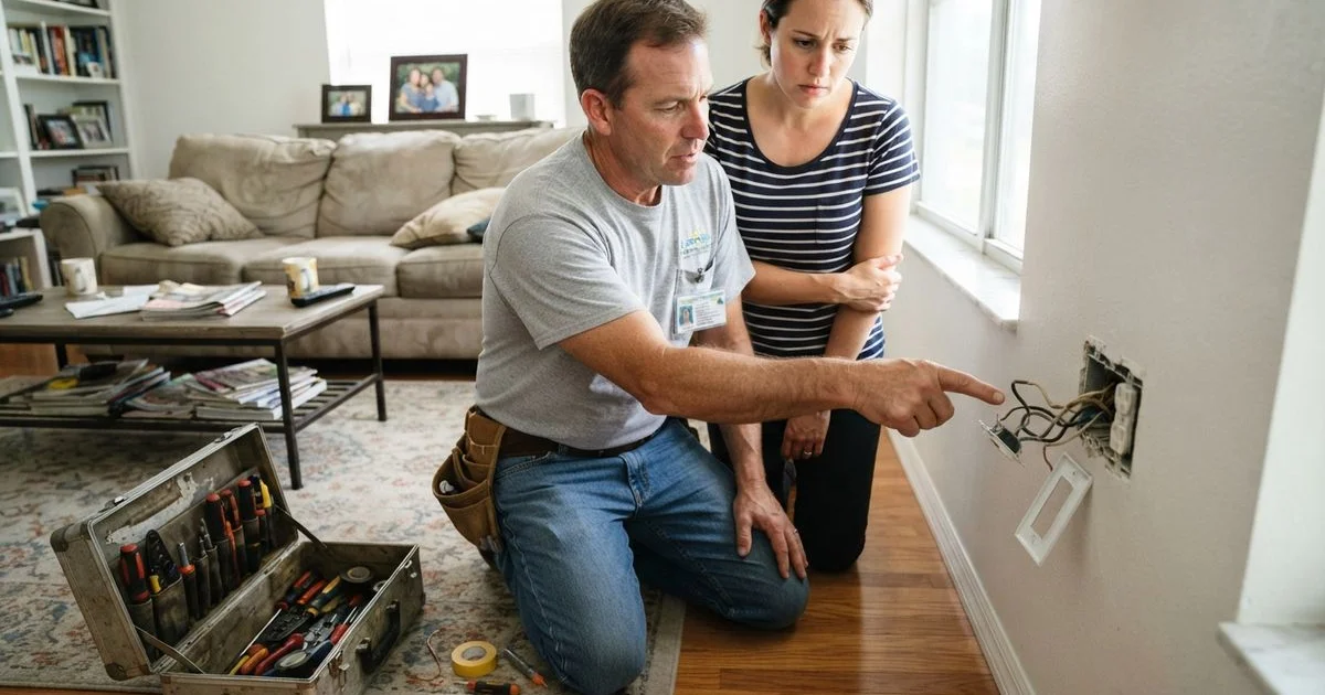 Who's liable when unlicensed electrical work causes damage or a fire