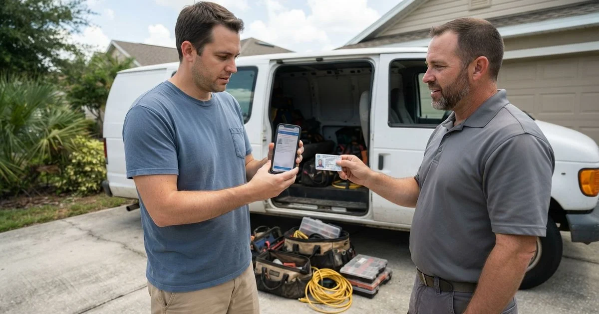 How to verify an electrician's license in Florida before you hire